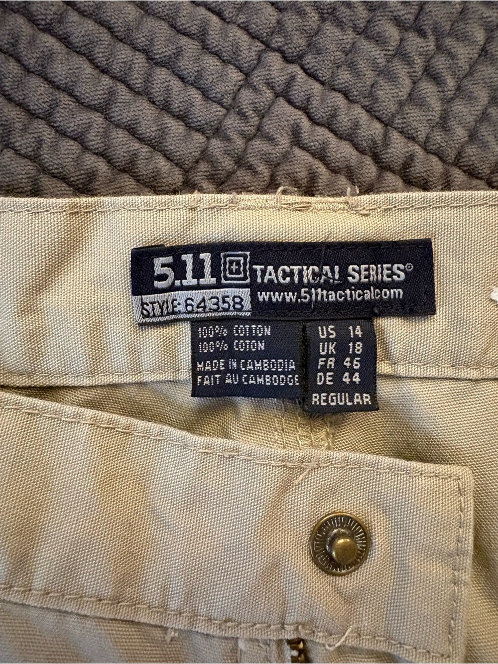 5.11 Tactical women’s Cargo Pants with Elastic Waist - Picture 2 of 8